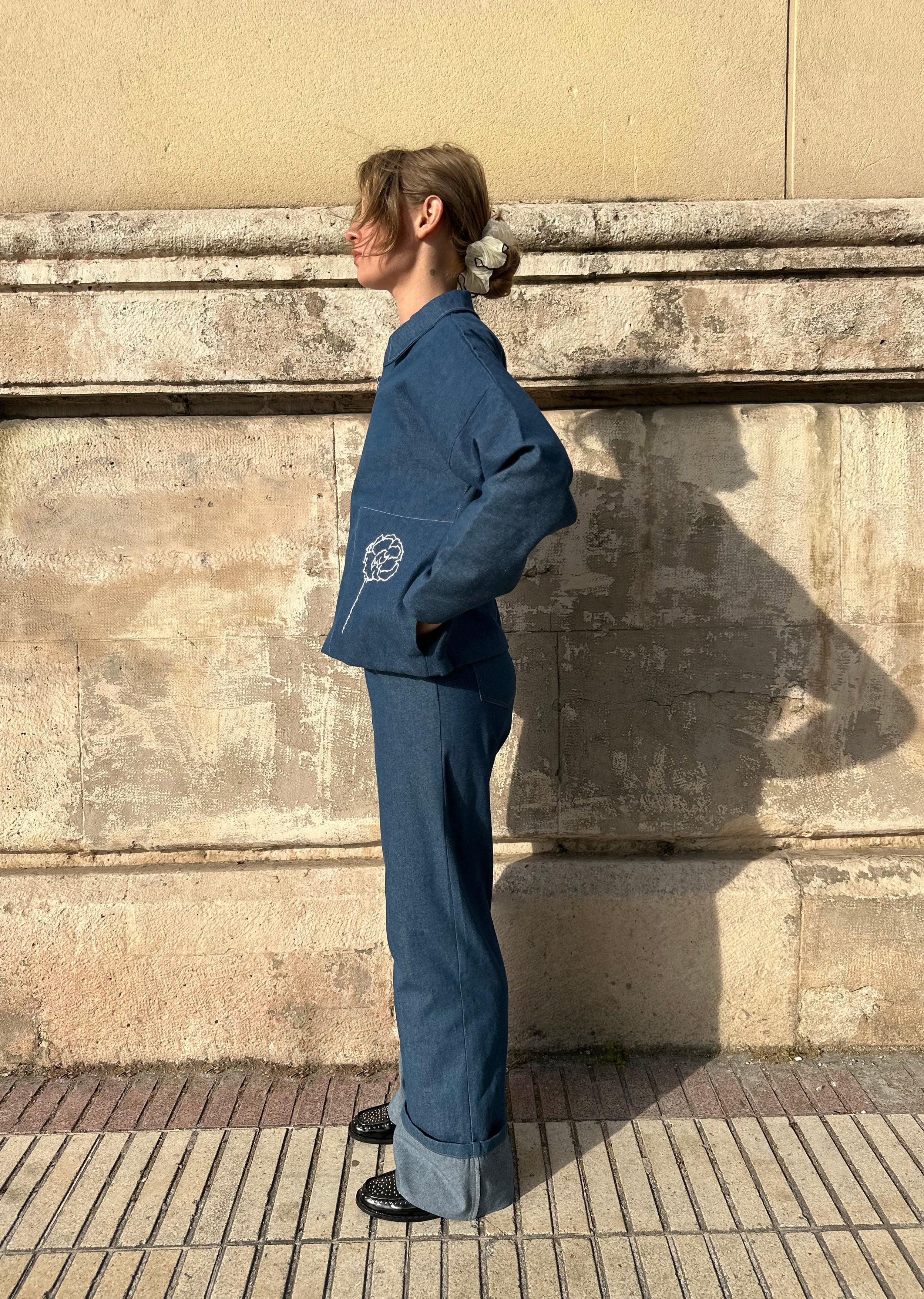 CHAQUETA CLAVEL DENIM