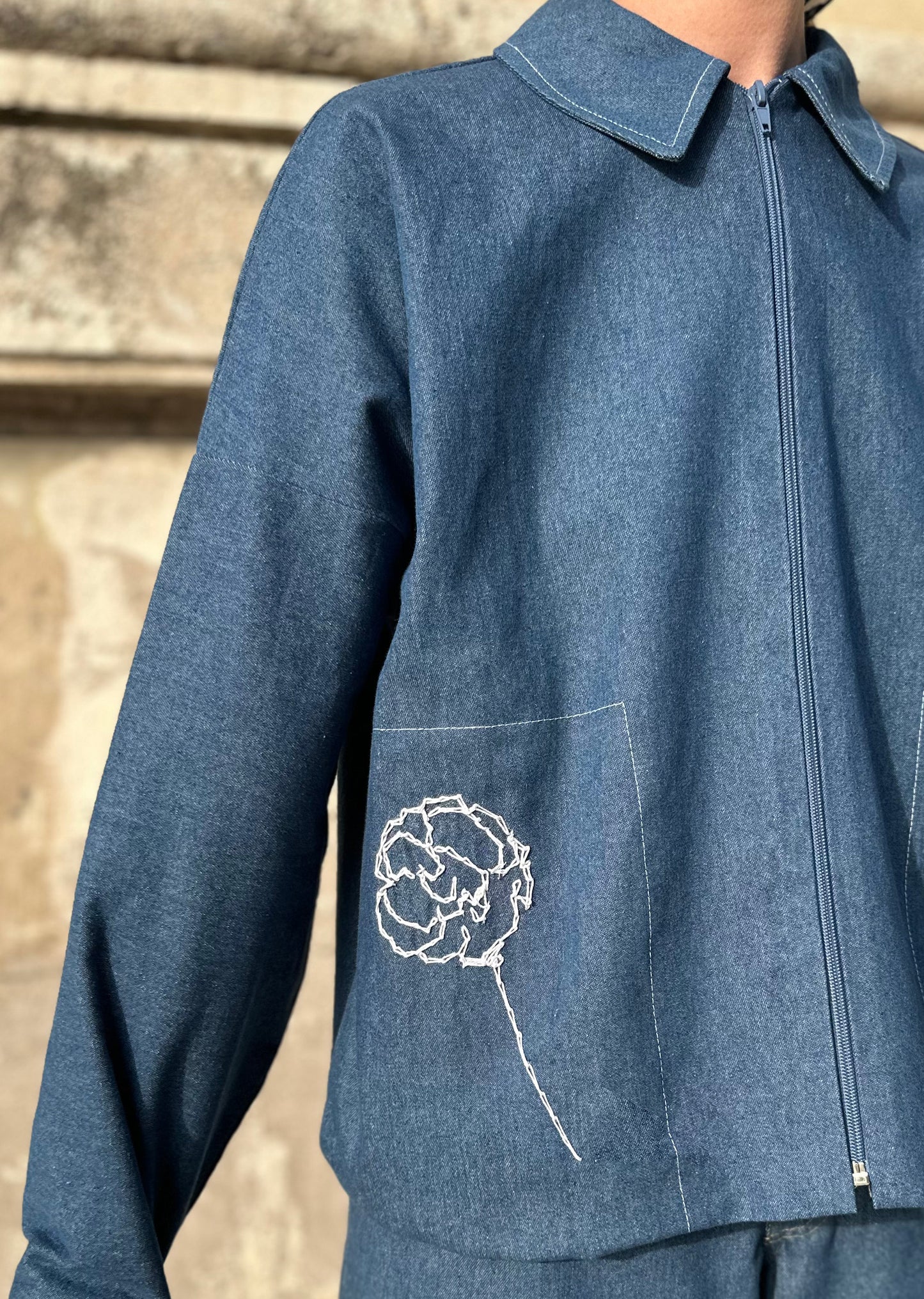 CHAQUETA CLAVEL DENIM
