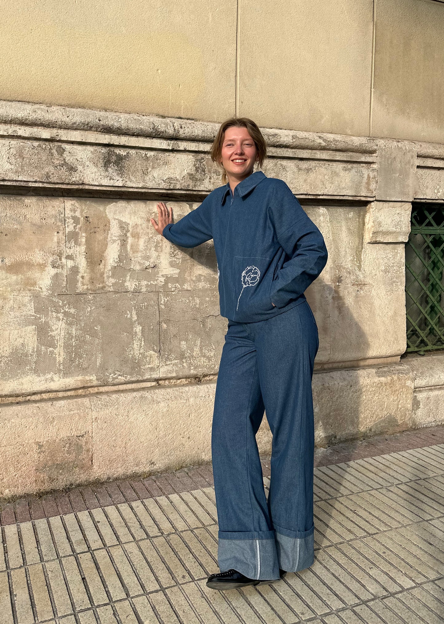 CHAQUETA CLAVEL DENIM