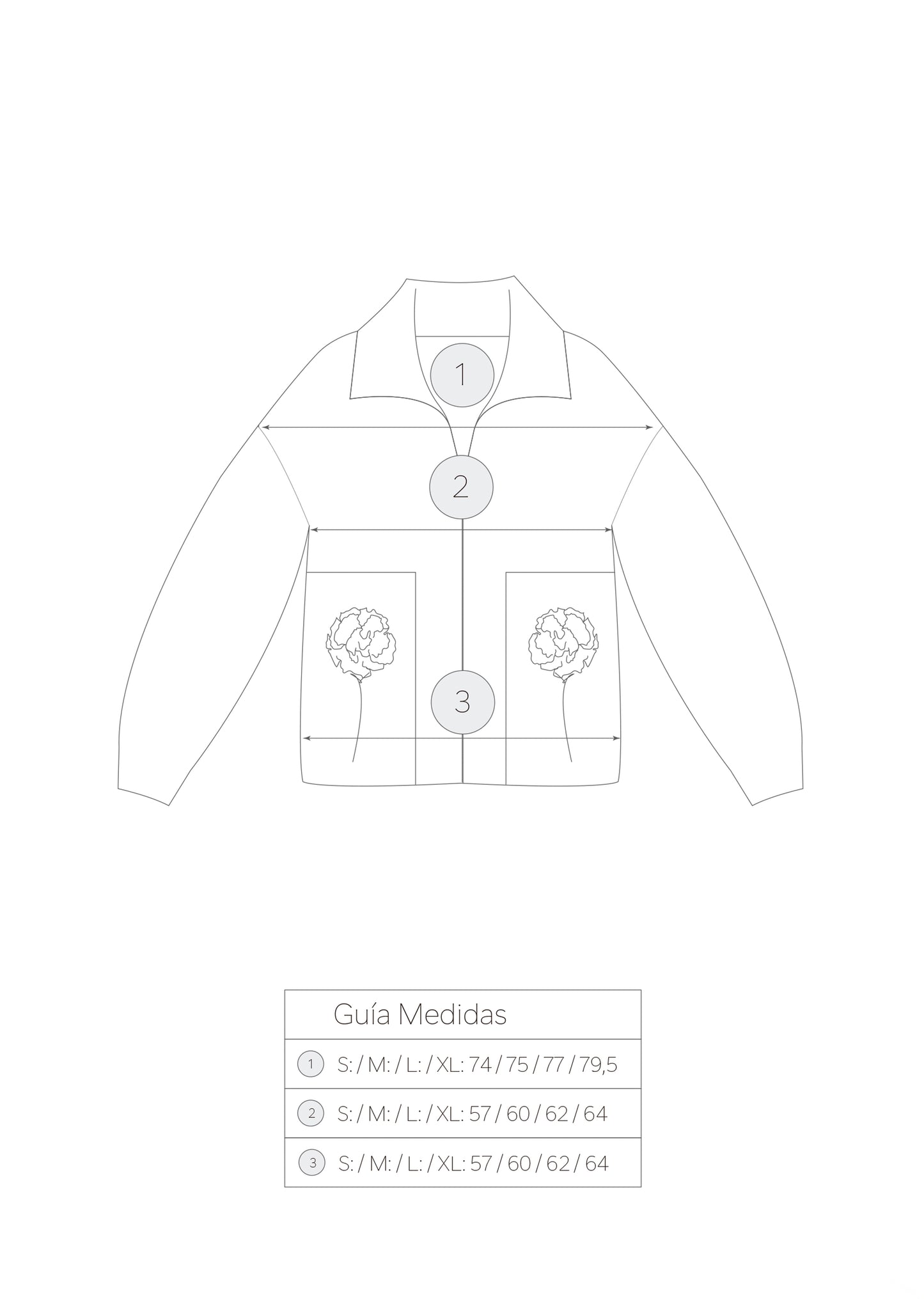 CHAQUETA CLAVEL DENIM