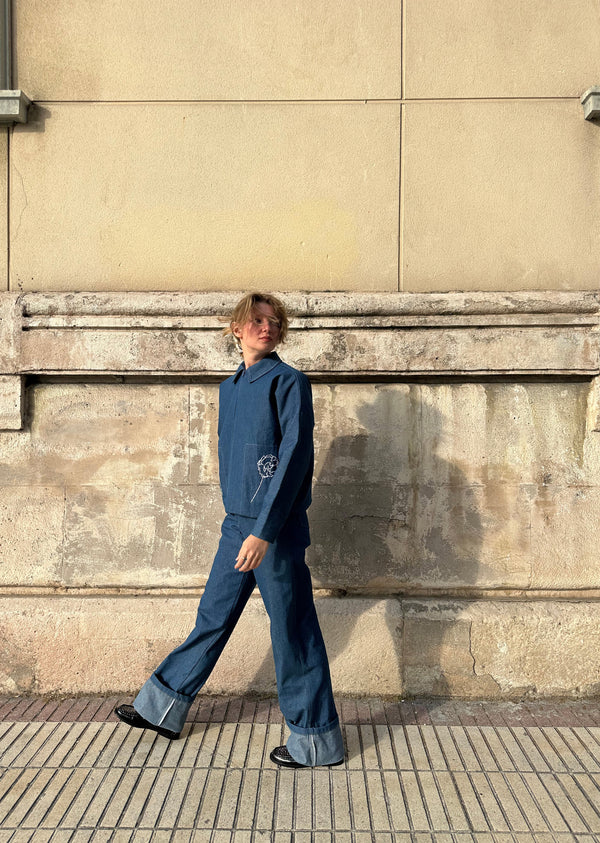CLAVEL DENIM TROUSERS