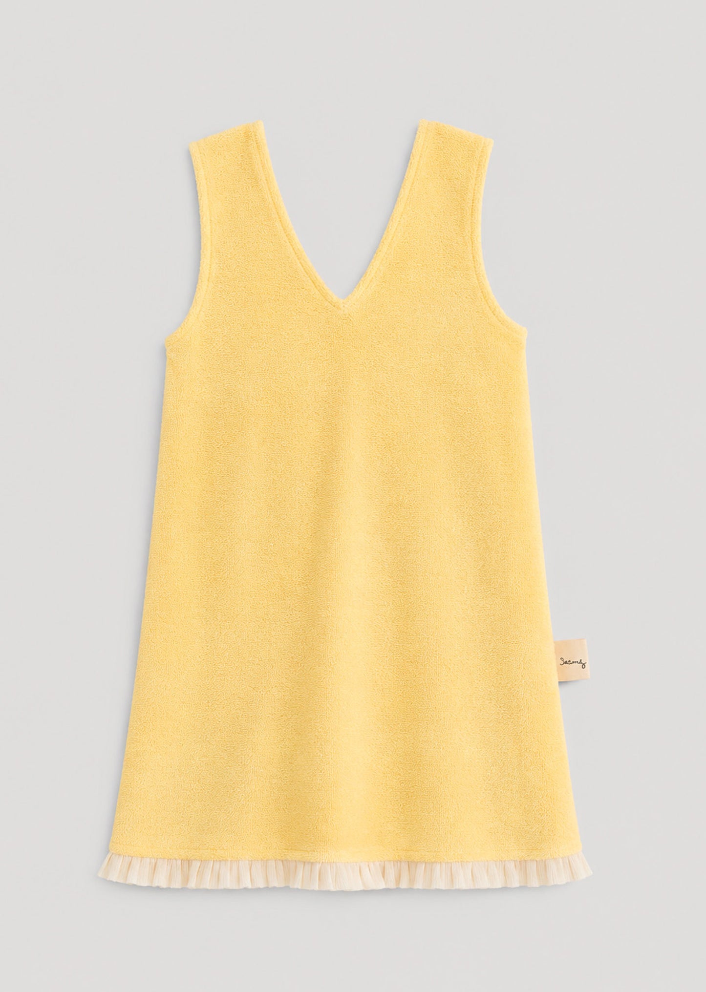 VESTIDO TOALLA AMARILLO