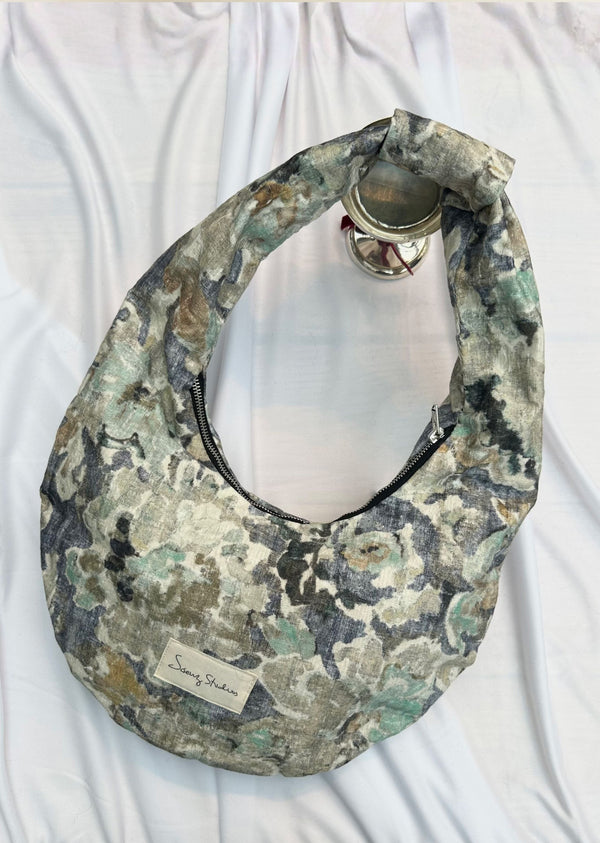 JACQUARD HOBO BAG